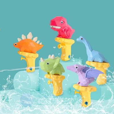 Mini pistola ad acqua per bambini, giocattolo per dinosauri, pistola a spruzzo d'acqua, estate, spiaggia, piscina, giocattoli per bambini