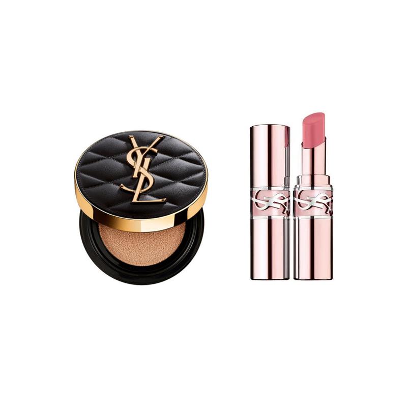 

SAINT LAURENT Romantic Diamond Pattern Moisturizing Cushion Makeup Sets Easy to Blend Long Lasting Gentle