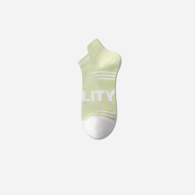 Men s Summer Odor-Resistant Cotton Mesh Sports Ankle Socks for Teens One Size