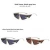 Futuristic Y2k Sun Glasses With Uv400 Protection For Fashionforward Outdoor Wear