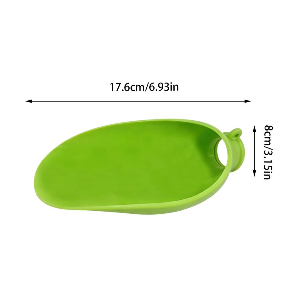 Silicone Folding Portable Dog Water Dispenser Bottle for Hiking Camping Backpacking Tailgating Adventure Road Trip Beach зелёный