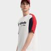 FILA ORIGINALE T Shirts Men's Cloud White Crew Neck Moderate Straight Fit F11M439108FWT