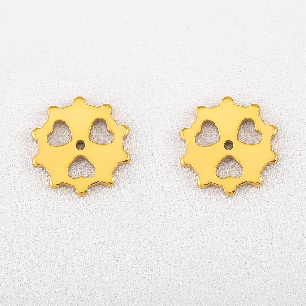 15pcs Stainless Steel Mechanical Steampunk Cogs Gears Clock Hour Hand Pendant Necklaces Bracelets Charm DIY Jewelry Making Decro