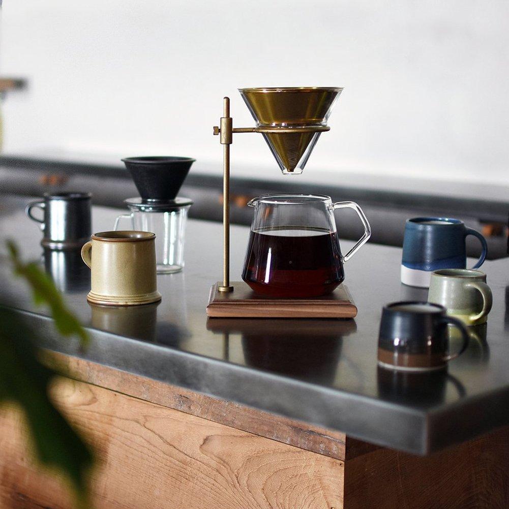 KINTO SCS-S01 Brewer, 4-cup Capacity, for Black Coffee, Hand-drip, Dishwasher Safe, Product Number 27523