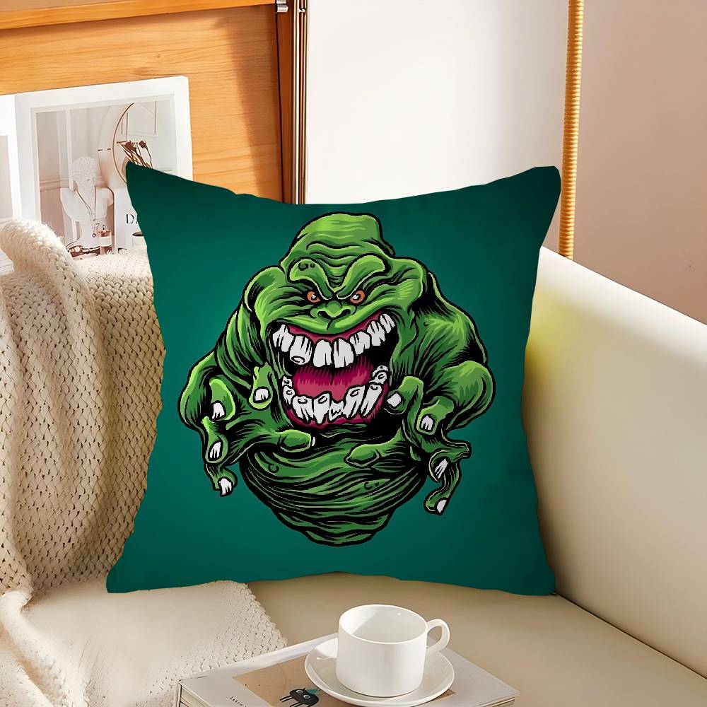 Halloween Skräck Spöke Cool Grön Monster Kuddfodral Design Kuddfodral Dekor Högtidsdekoration