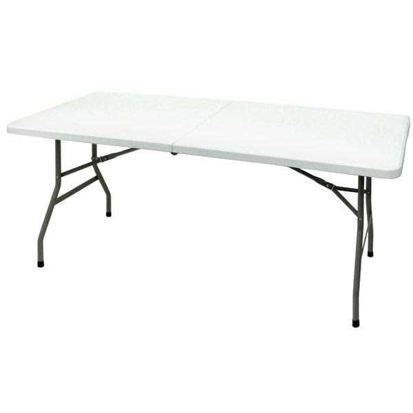 

Reinforced plastic top plate folding work table (width 180cm) OST-180 [product] белый