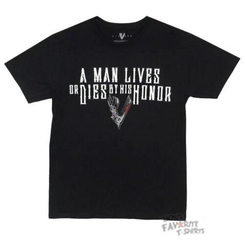 Vikings Live Or Die By Honor Black Children s T-shirt 110