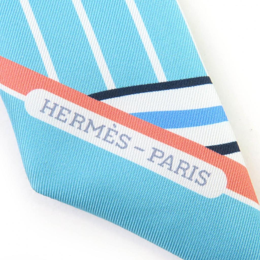 Pristine HERMES Scarf Cadre Bayadère Silk Women Used