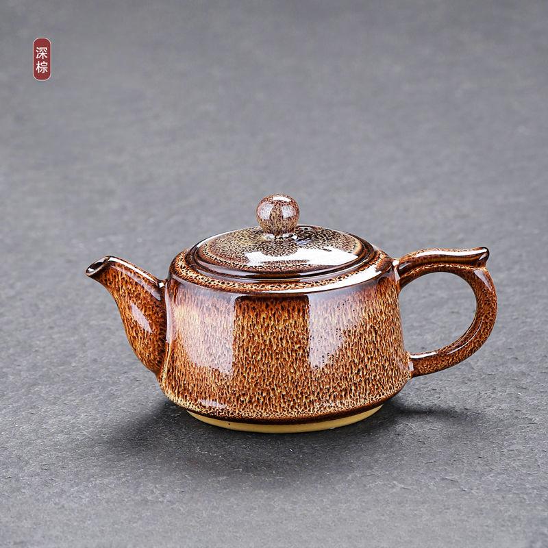 

High Grade Ceramic Kung Fu Tea Set Side Handle Pot Small and Exquisite Brewing Teapot
