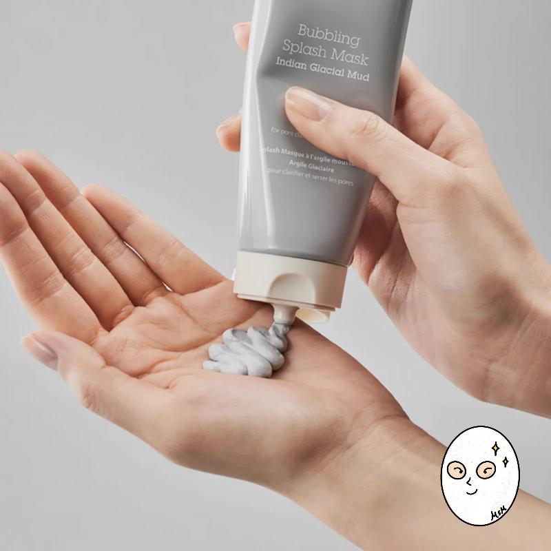 BLITHE Bubbling Splash Mask Indian Glacial Mud to Foam 120ml