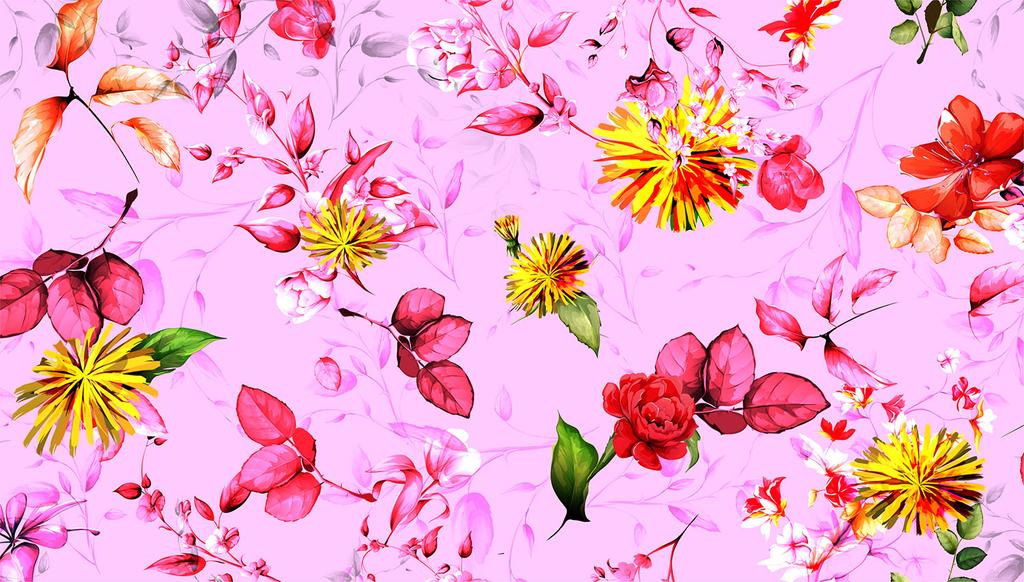 Glass Plate Cutting Board 52X30 Flowers
