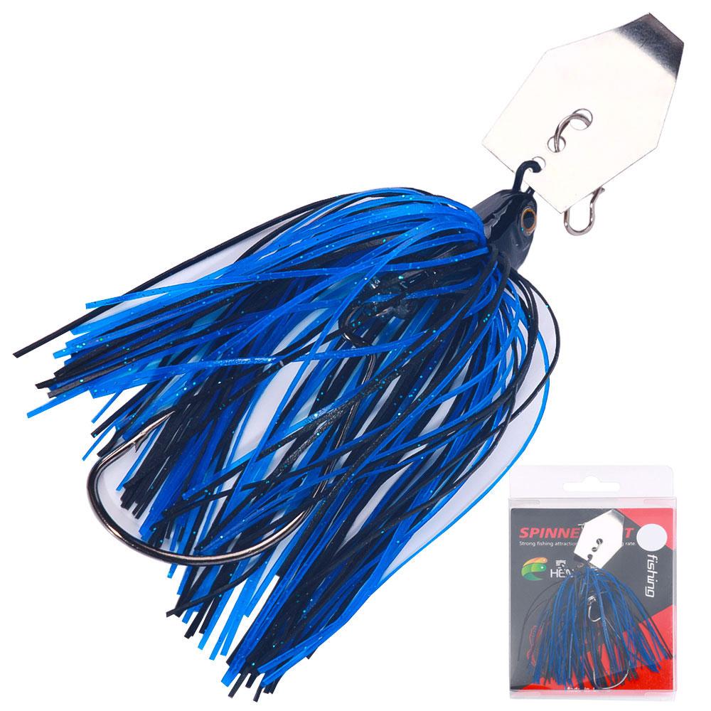 Chatterbait Fishing Lure Wobbler Spinner Bait Blade Jig Swimbait for Bass Pike Silicone Skirt Artificial Baits 15g 20g