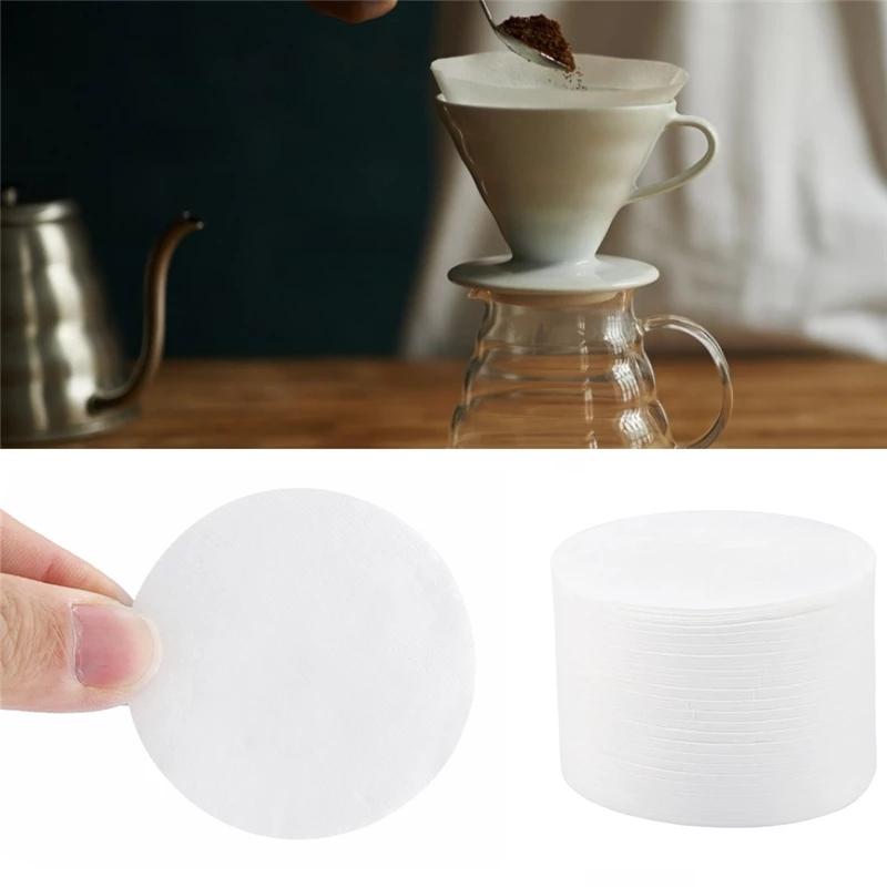 350pcs/bag Round Coffee Filter Paper 64mm For Espresso Coffee Maker Dripper Coffee Kitchen Cooking Tools Pot Paper