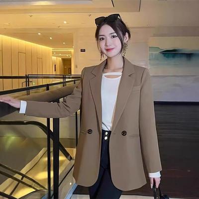 Suit Women's Autumn and Winter New Foreign Look Thin Women's Blazer Women's Small