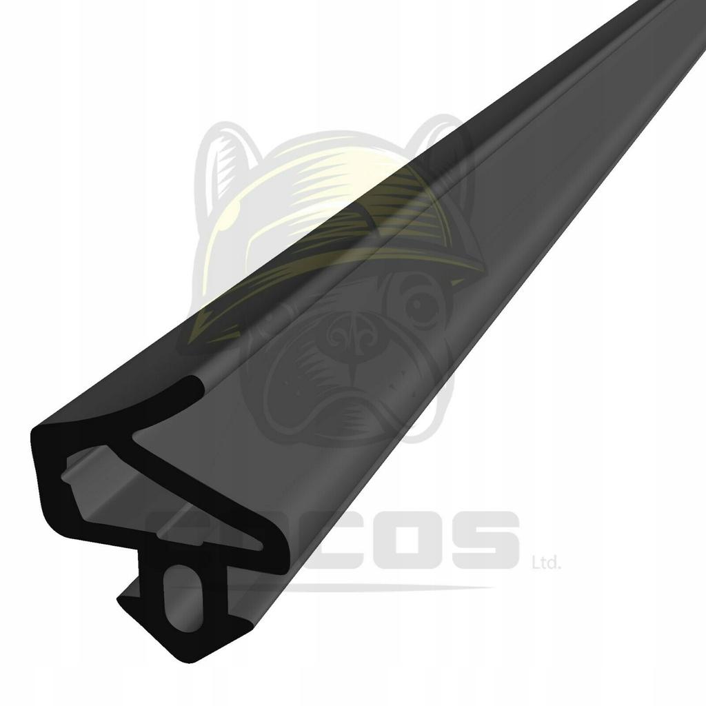 Seal for PVC windows S-1251 SALAMANDER BLACK 1m