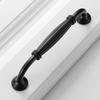 Black Wardrobe Knob Heavy Type Metal Handle Furniture Handle for Cabinets Drawers Closets Contemporary Home Decoration
