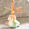 Cute Simulated Bird Plush Keychain, Small Parrot Stuffed Animal Pendant, Soft Sparrow Toy for Bag Backpack Purse, Cartoon Key Ring Charm Gift