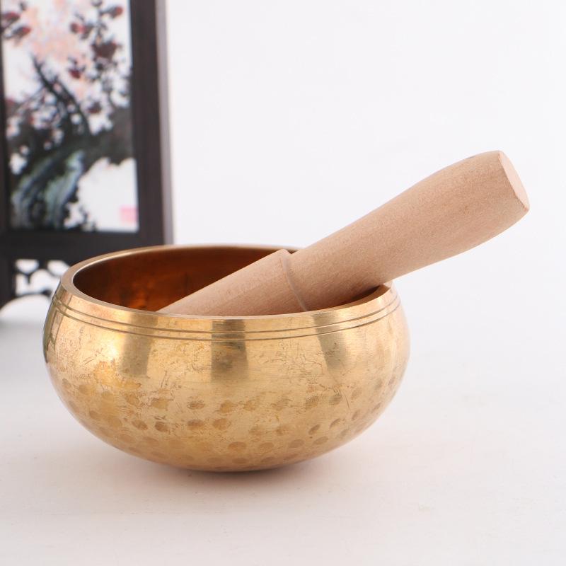 Nepal Buddha Sound Tibetan Singing Bowl - Copper Meditation and Yoga Chime