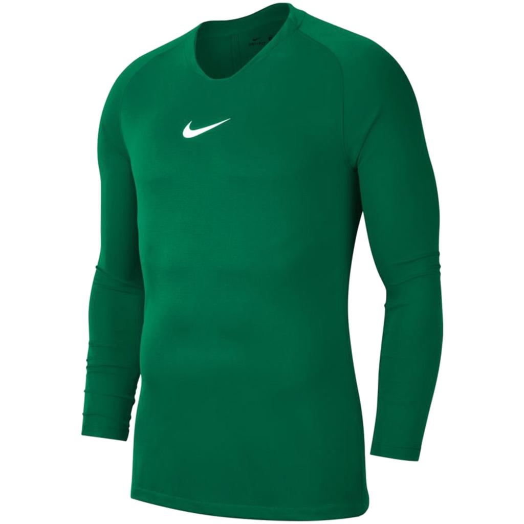 Nike Dry Park First Layer Longsleeve, Mens green Compression longsleeve