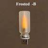 Flickering Flame LED Flame Lamp Warm Light USB Atmosphere Light  Home Room Decor