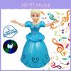 Elsa Princess Doll Music Toy With Luminous Rotating Features Perfect Gift For Kids