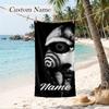 saw Custom Name Printed Beach Towel Personalized Soft Towel For Swimming Beach Travel