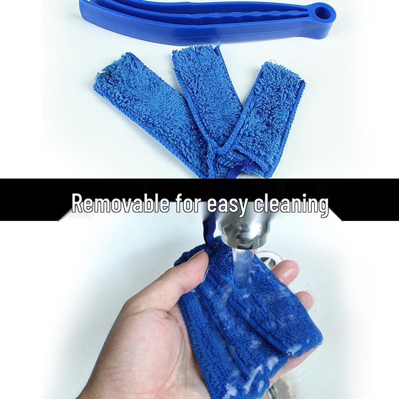 3-in-1 Car Vent & Blind Cleaning Brush with Dust Removal Cloth