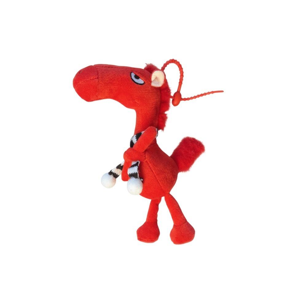 Craftsmanship Horse Keychain Cartoon Pony Plush Doll Exquisite Simulation Horse Toy  Birthday Gift