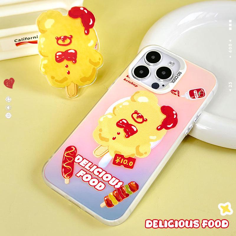 

Zhitai Magnetic Frosted Laser iPhone Case for 12-15 Models with Stand iPhone 14 Plus