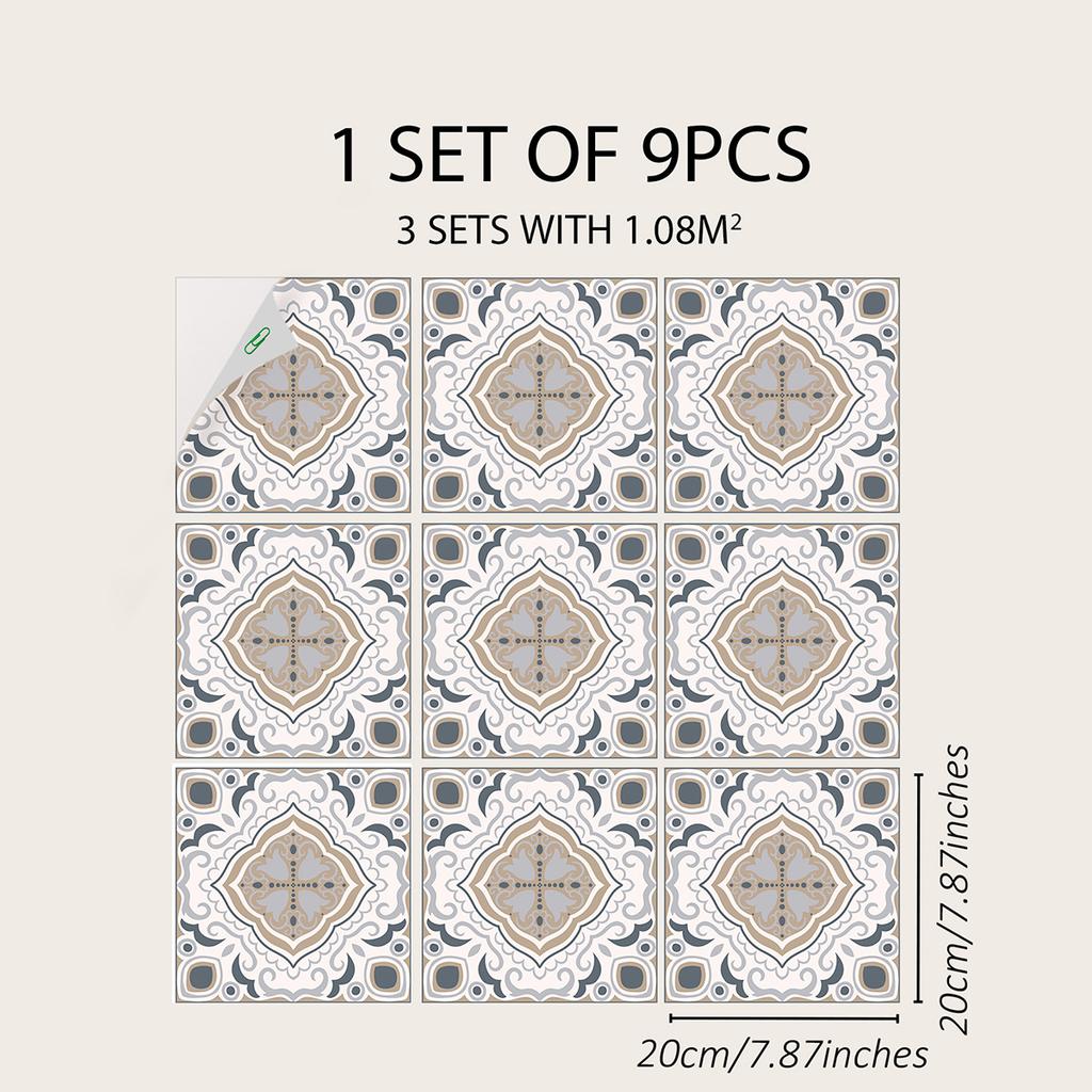 Living Room Floor Sticker Self-Adhesive Bathroom Waterproof Floor Sticker Cement Floor Renovation Wear-Resistant Pvc Floor Tiles