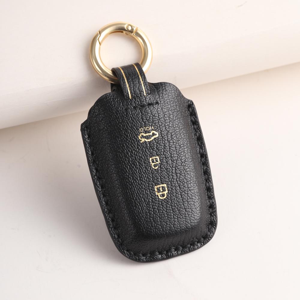 Leather Car Key Case Cover For Hyundai Ix35 Elantra Sonata Santa Fe For Kia Sportage K2 Sorento Optima Forte Genesis Coupe 2008