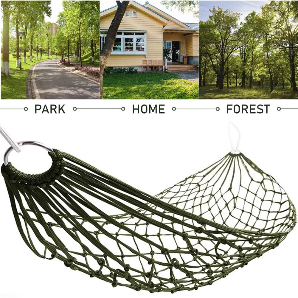 

Bed Hanging Ropes Swing Hammock Hanging Hammocks Nylon Mesh Hammock Outdoor Hammock Camping Hammock армия зеленый