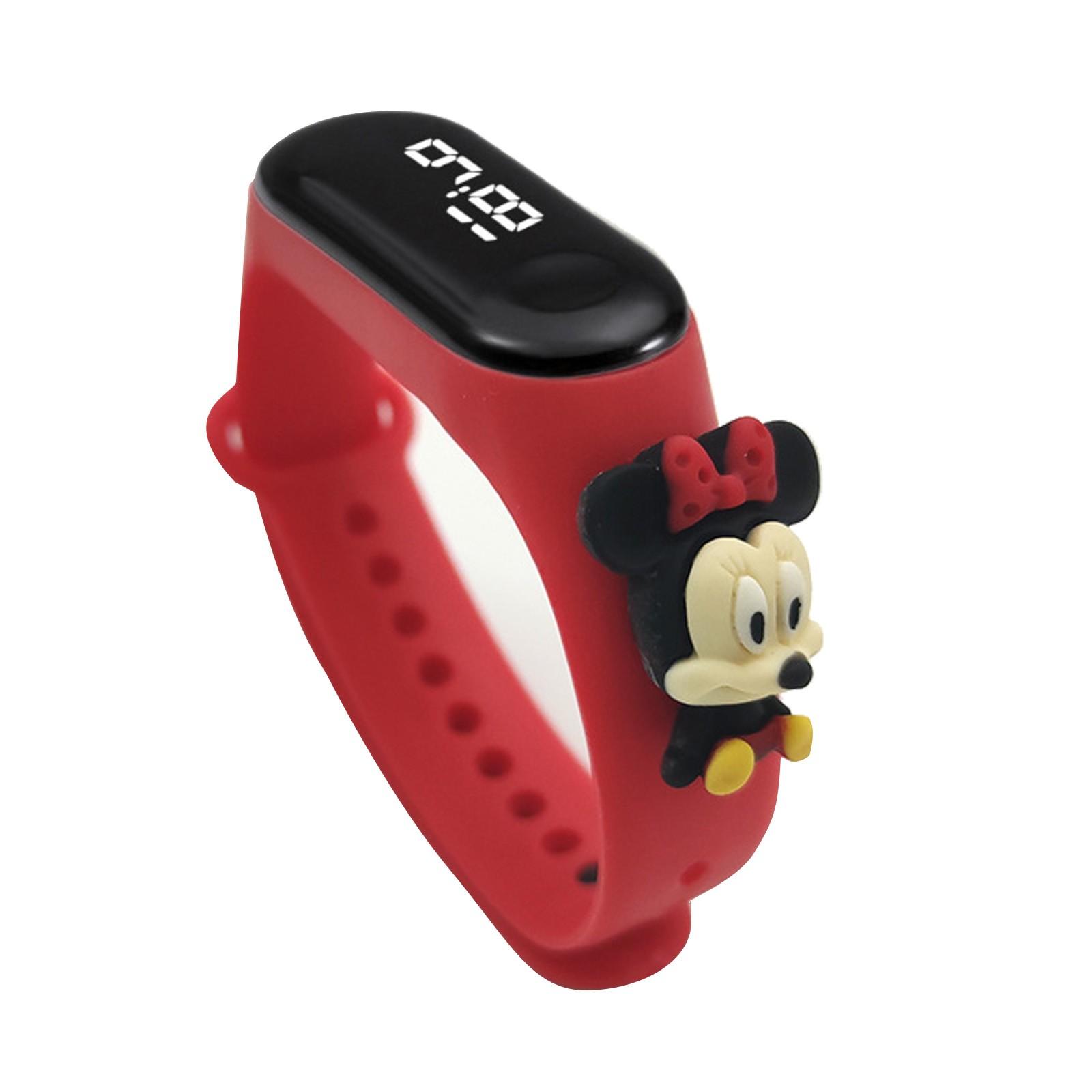 Children Cartoon Fashion Bracelet Watch LED Watch красный