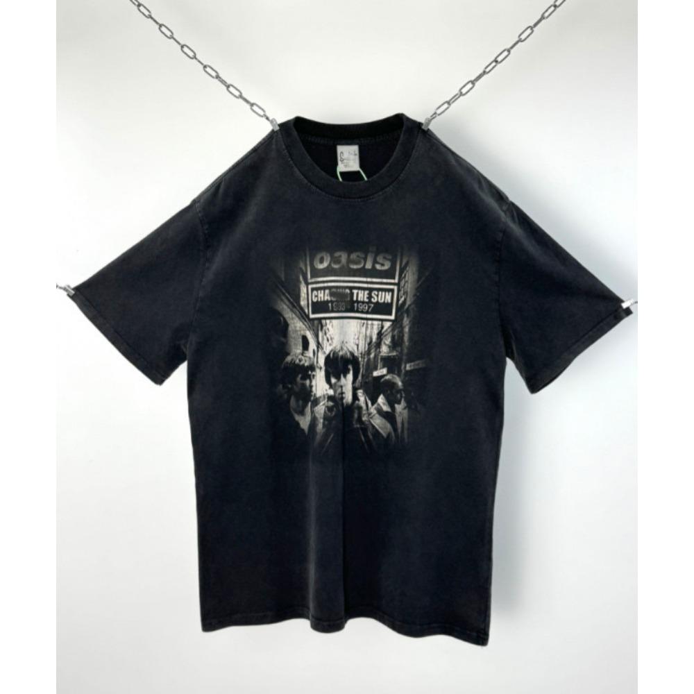 ZYLLO Módní Grafický Potisk Streetwear Oversize HighStreet Vintage Tričko Topy Y2k Retro Tričko