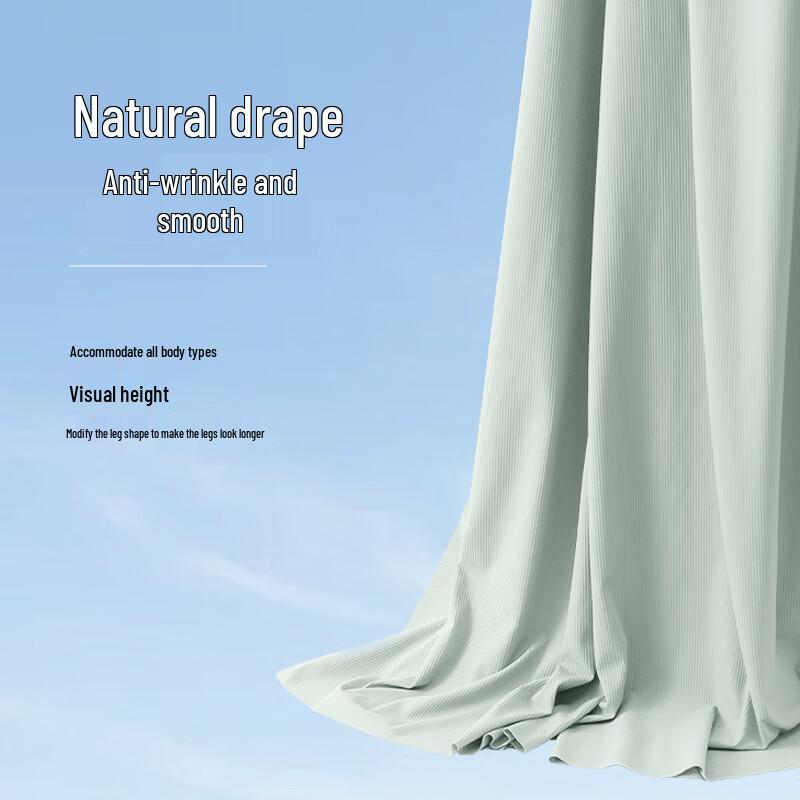 MJ Style Women's Pleated Straight-Leg Cooling Casual Pants