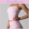 Sexy Girl Cotton Tube Top With Builtin Bra For Running And Street Style