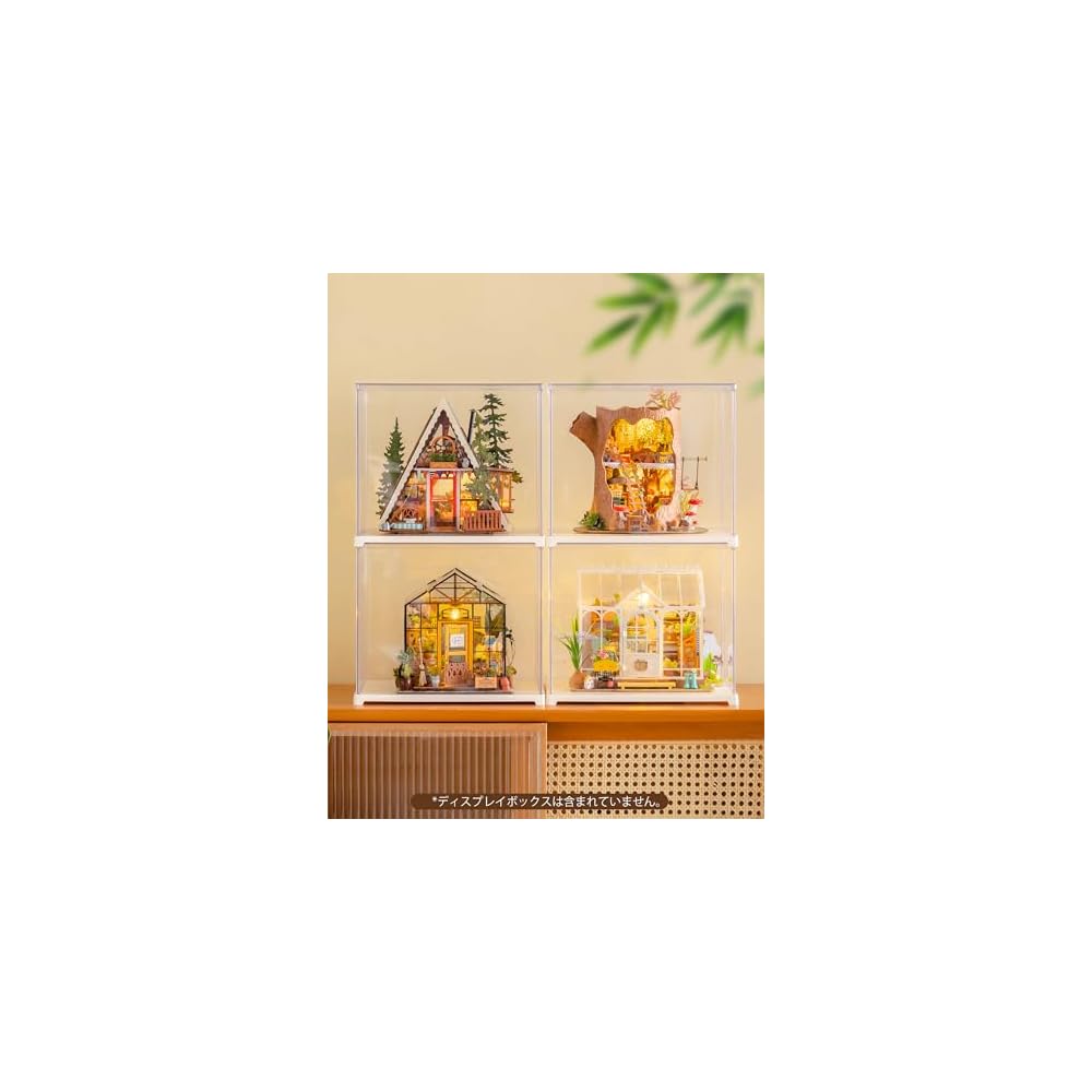 Robotime DG181 Miniature Dollhouse DIY Kit with Accessories for Home Decoration and Crafting Toys for Kids and Adults