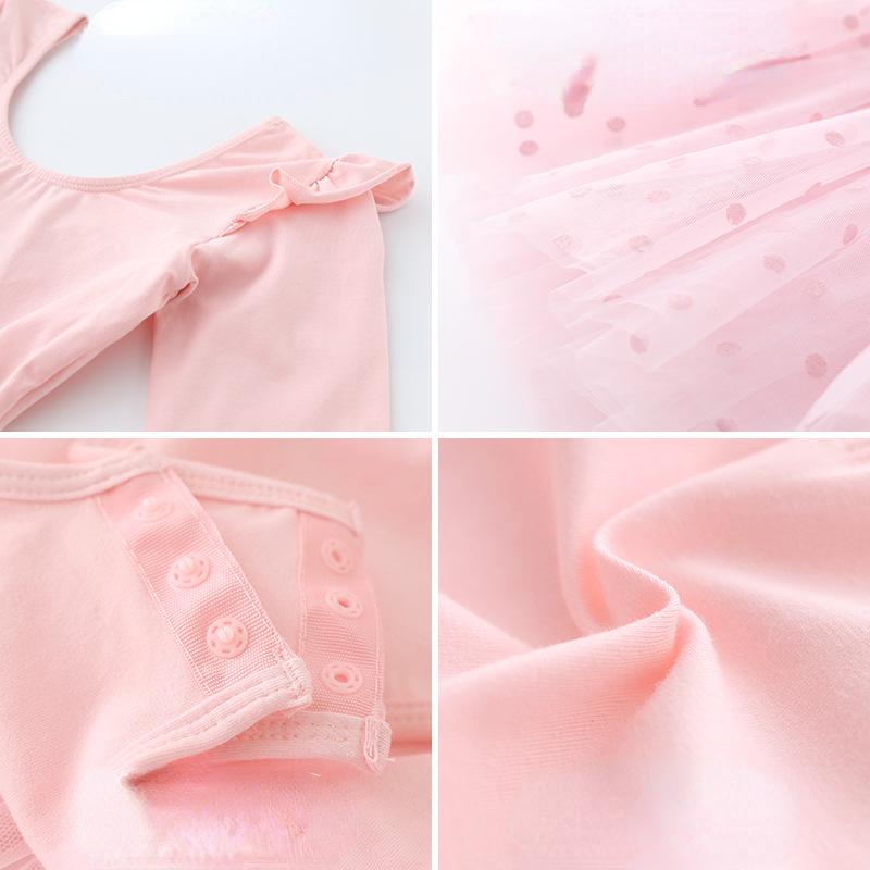 Dance Dress for Girls Performance Clothing Long Sleeve Ballet Dancewear Toddler Ballet Dress  Kids Tutu Dress Kids Dance Skirts