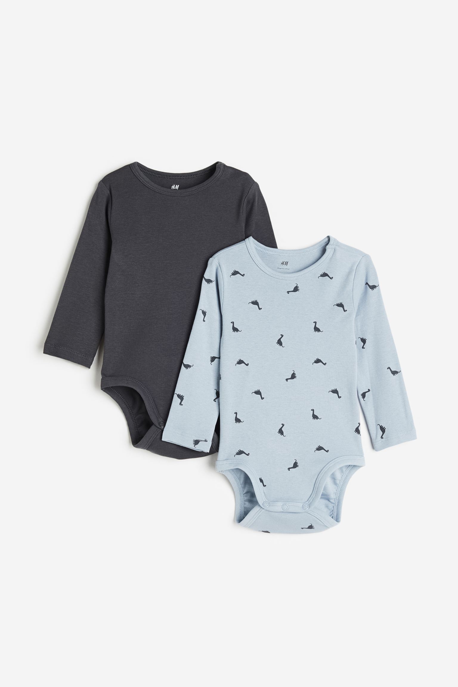 

2-pack long-sleeved bodysuits