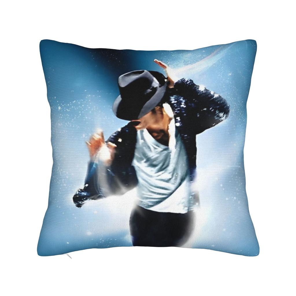 Mj King Of Pop Square Pillow Case Polyester Decorative Pillow Pillowcover Home Decor