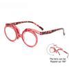 Vintage Single Piece Flip Reading Glasses Men Hyperopia Eyewear Women Fashion Makeup Reading Eyeglasses
