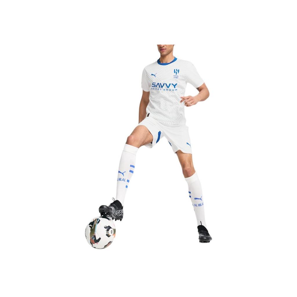 Puma Drycell Al Hilal Saudi F.C. 24/25 Koszulka Wyjazdowa Replika Męska Biały Niebieski 77888202
