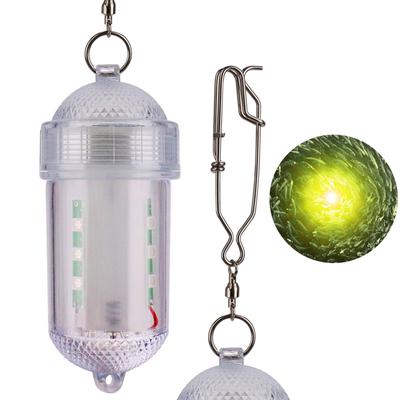 Luz LED de pesca submarina impermeable, luz de atracción de peces nocturnos
