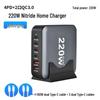 200W Mehrfach-Port GaN USB-Ladegerät: PD100W Schnellladung für mobile Geräte