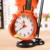 Creative Home Office Decor Mini Bedside Desk Violin Alarm Clock Festival Gifts