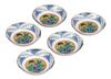 Nakamaru "Kutani Ware" 3.2 Size Plates Set, Yoshidaya Peony K9-36