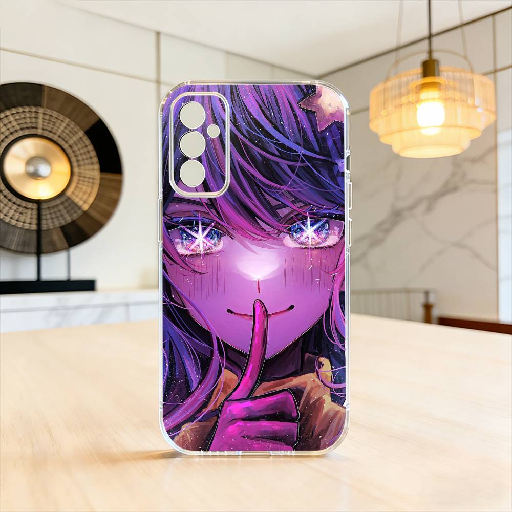 

Oshi No Ko AI-Anime C-Cute Phone Case Transparent Silicone Soft For SamsungA10,12,20,21S,30,31,40,50,51,52,70,71 Samsung a52 a52S