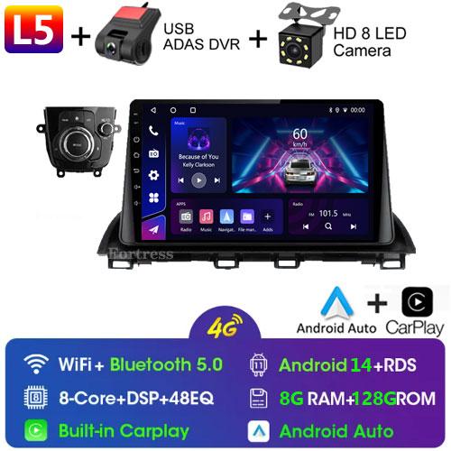 For Mazda 3 Axela 2013 - 2018 2 Din Android Car Stereo GPS WIFI FM Navigation Multimedia Video Player Head Unit Autoradio Radio