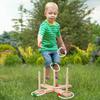1 Set Throwing Ring Ferrule Game For Family Children Wooden Educational Toy Ferrule Game Puzzle Toy Ring Toss Montessori Toys