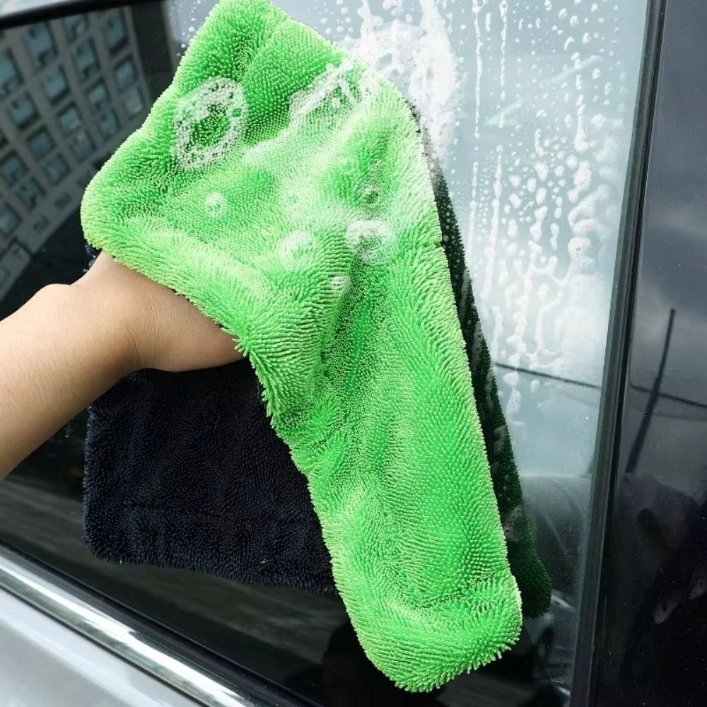Scratch-Free Microfiber Towel Twist Loop Car Cleaning Towel Car Drying Towel Vehicle Drying